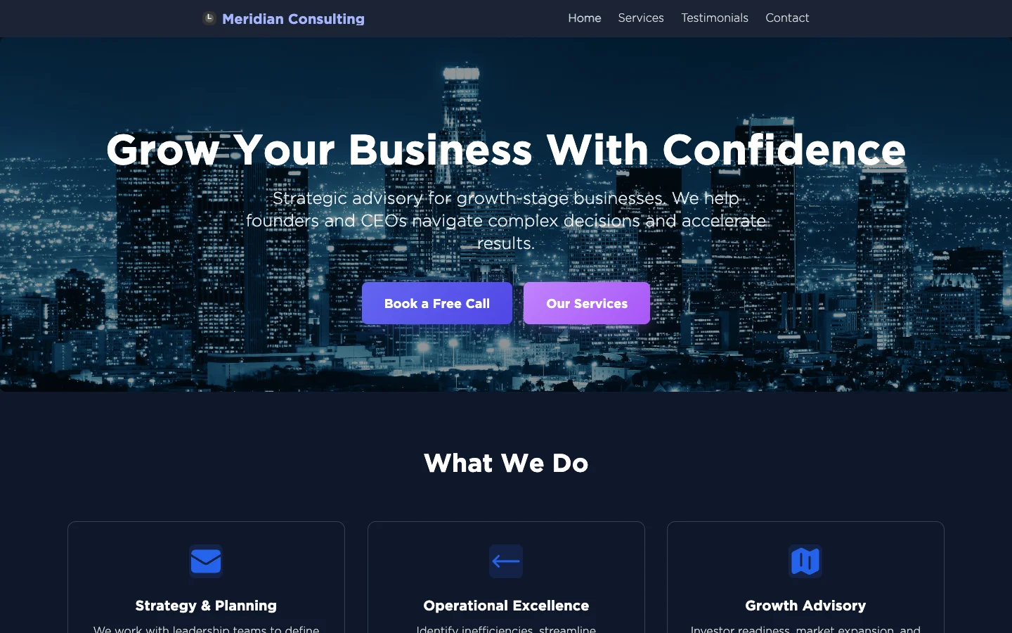 Professional theme preview